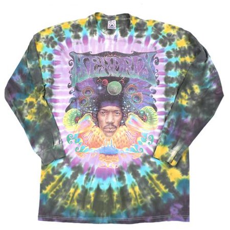 Vintage Jimmy Hendrix Long Sleeve T-shirt 90s Rock N Roll – For All To Envy