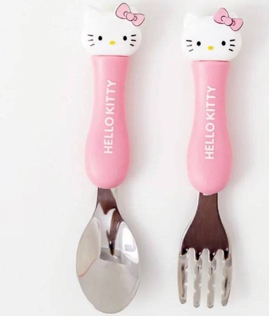 hello kitty spoon and fork