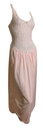 Pink Ballerina Style Lace Bodice Nightgown circa 1970s – Dorothea's Closet Vintage