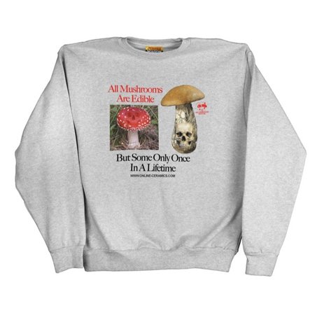 Online ceramics mushroom sweater