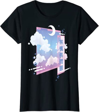 Amazon.com: 80s Retro Vaporwave | Pastel Goth Soft Grunge | Kawaii Moon T-Shirt: Clothing