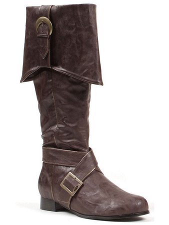 brown pirate boots