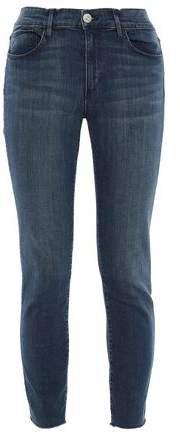Faded Mid-rise Skinny Jeans