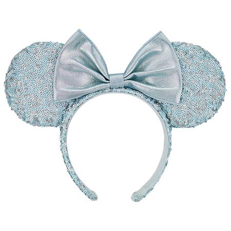 Minnie Mouse Sequined Ear Headband for Adults – Arendelle Aqua