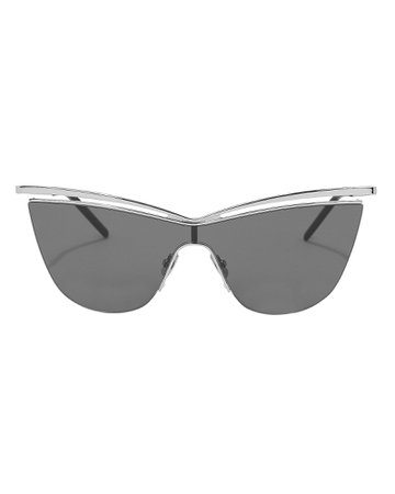 Brow Bar Metal Cat Eye Sunglasses