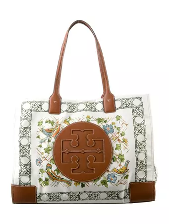 Tory Burch Leather Trim Nylon Tote Bag w/ Tags - Neutrals Totes, Handbags - WTO560015 | The RealReal