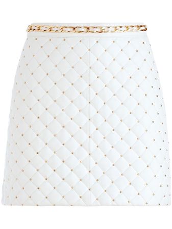 Alice + Olivia Riely Quilted vegan-leather mini-skirt - Farfetch