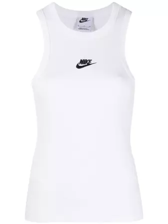 Nike logo-embroidered Ribbed Tank Top - Farfetch