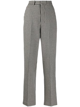 AMI Paris houndstooth tailored trousers - FARFETCH