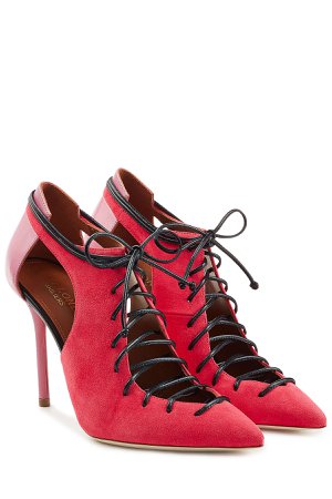 Ronnie Suede Lace-Up Pumps with Cutouts Gr. IT 39