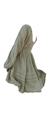 sage linen dress