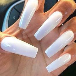 acrylic clear long nails - Google Search