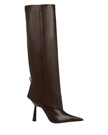Gia Borghini x RHW Rosie Boots In Black | INTERMIX®