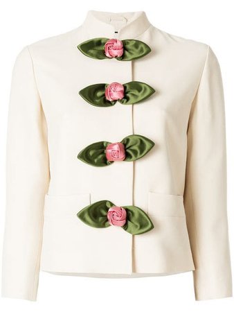 Gucci rose embellished jacket $2,980 - Buy SS18 Online - Fast Global Delivery, Price