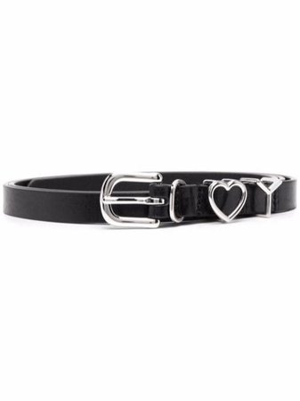 Shop Y/Project logo-plaque leather belt with Express Delivery - FARFETCH