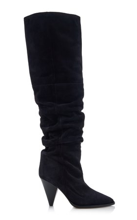 Riria Suede Knee Boots By Isabel Marant | Moda Operandi