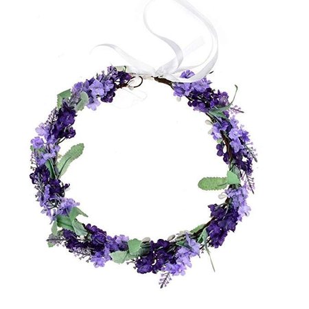 Vividsun Lavender Flower Crown