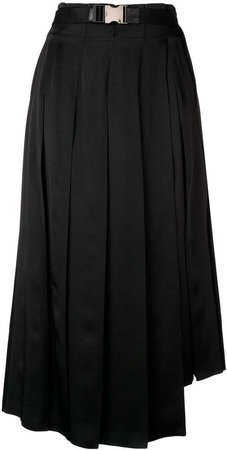 midi pleated skirt