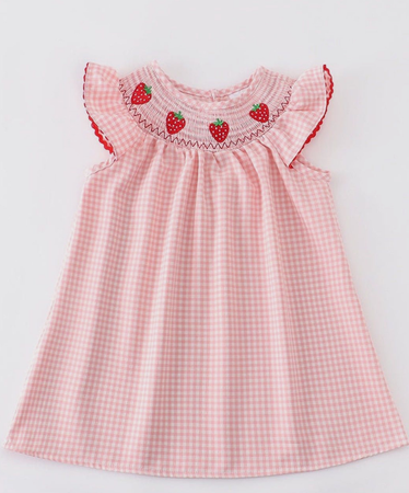 kids strawberry dress