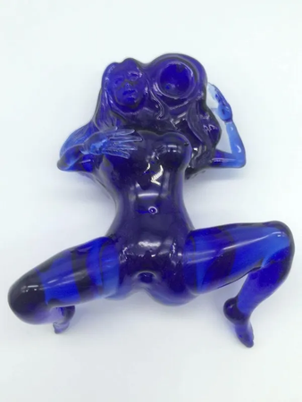 Female glass weed pipe