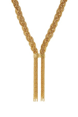 Miki 18kt Yellow Gold-Plated Necklace Gr. One Size