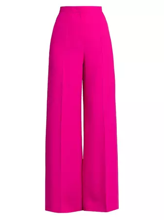 Shop Moschino Pleated Wide-Leg Trousers | Saks Fifth Avenue