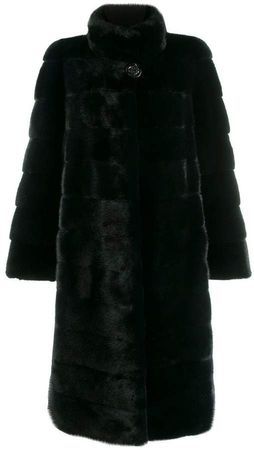 Liska buttoned midi coat