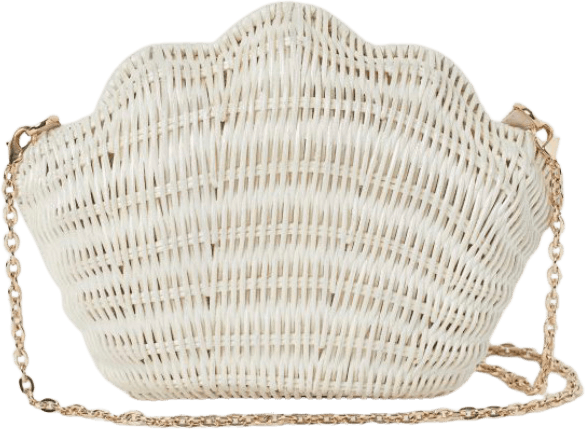 h&m seashell purse