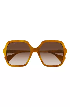 Gucci 56mm Gradient Square Sunglasses | Nordstrom
