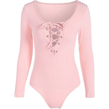Light Pink Long Sleeve Bodysuit