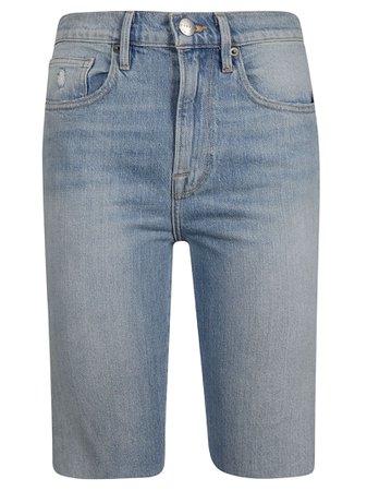Frame Knee-length Denim Shorts