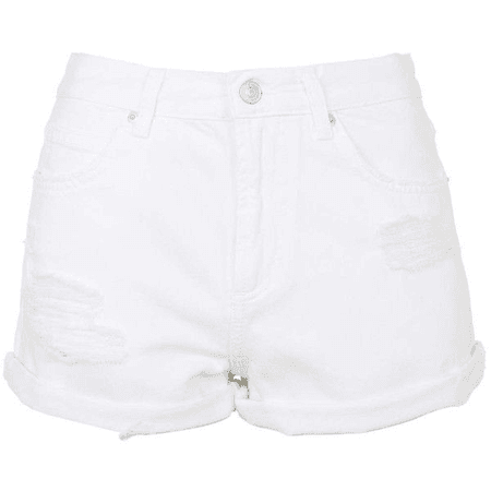 Jean shorts white