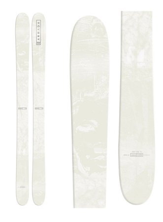 skis white cream beige marble pattern