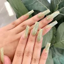 sage green nails aesthetic - Google Search