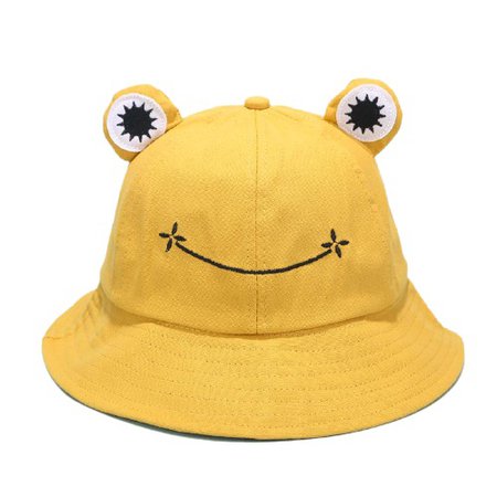 frog hat yellow