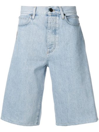 Calvin Klein Jeans Est. 1978 Side Print Denim Shorts - Farfetch