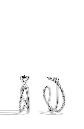 David Yurman Crossover Hoop Earrings | Nordstrom