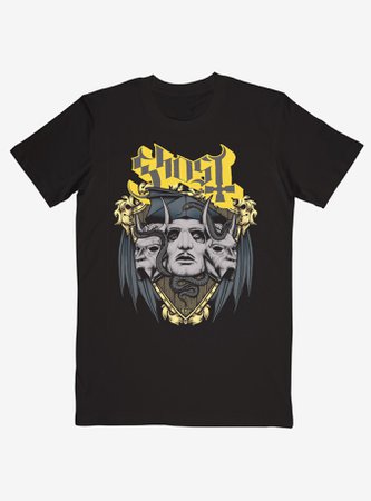 *clipped by @luci-her* Ghost Unholy Crest T-Shirt Hot Topic Exclusive