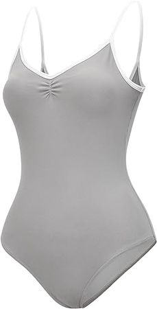 Amazon.com: Dance Elite Camisole Leotard For Women - Lana - Womens Dance Leotard With High Leg And V-Neck : Clothing, Shoes & Jewelry