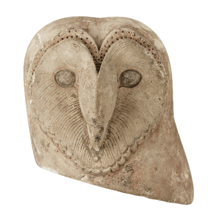 Barn Owl sculpture from ancient Egypt. Late to Ptolemaic Period, 664–150 bc