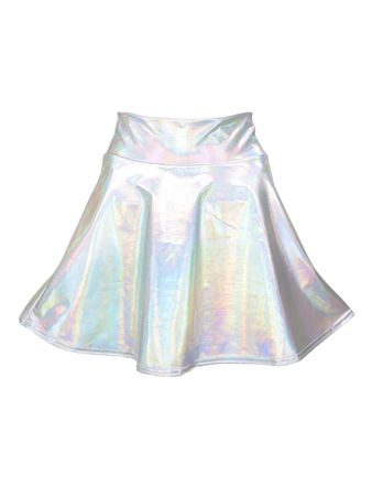 Women Sexy Mini Skirt Reflective High Waist Thigh Pleated Skirt for Pub Party Metallic Shiny Skirt Hot Rave Dance Skirt - Walmart.com