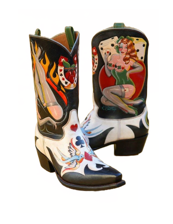 decorative cowboy boots