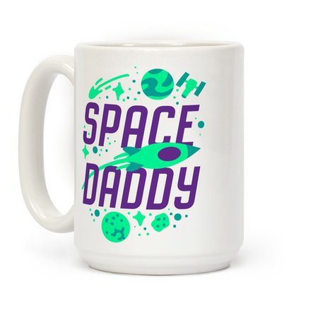 Space Daddy Coffee Mug | LookHUMAN