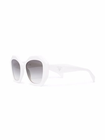 Prada Eyewear Symbole geometric-frame Sunglasses - Farfetch