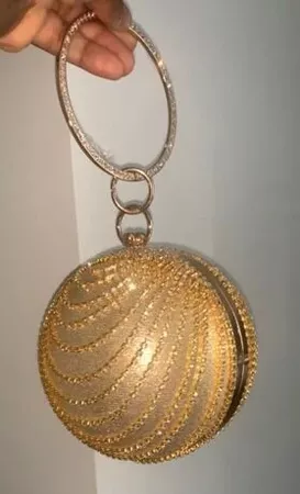 Mini Rhinestone Decor Ball Shaped Evening Bag | SHEIN USA