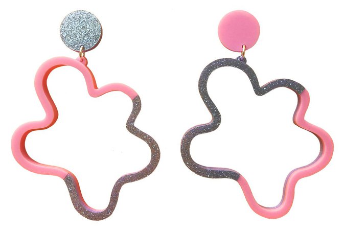Super Squiggle Hoop Earrings – yippywhippy