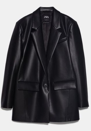 leather jacket zara