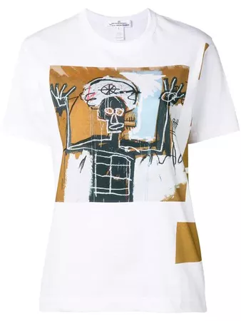 Comme Des Garçons Shirt Basquiat print T-shirt $150 - Buy Online - Mobile Friendly, Fast Delivery, Price