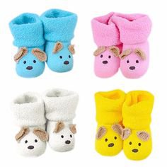 Awesome Unisex Warm Newborn Baby Bear Crib Shoe Toddler Boy Girls Infant Cute Toddler Socks Sapatos - $5.46 - Buy it Now!
