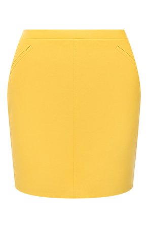 Женская желтая кожаная юбка TOM FORD — купить за 153500 руб. в интернет-магазине ЦУМ, арт. GCL824-LEX228
